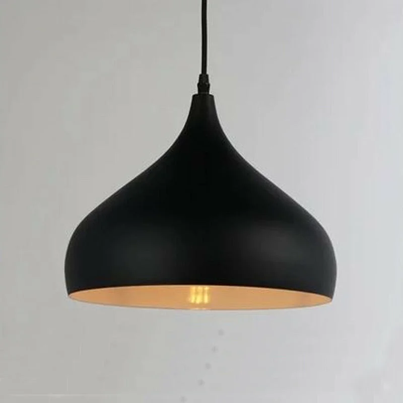 Industrial metal lampshade in vintage dome shape, 21cm height, mosque design for hanging ceiling lights, bright, rustic look
