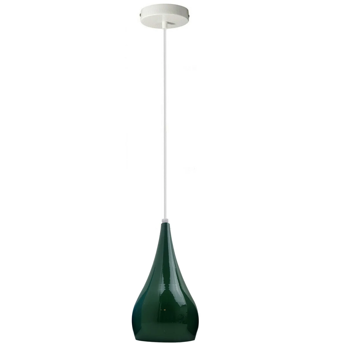 Black metal E27 pendant light with dome lampshade hanging from adjustable chain, vintage industrial style ceiling light
