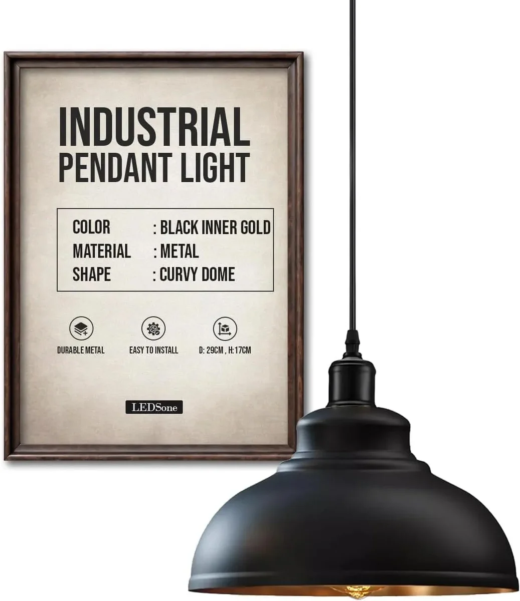 White metal retro ceiling light with adjustable hanging cord and classic modern design, suitable for various rooms