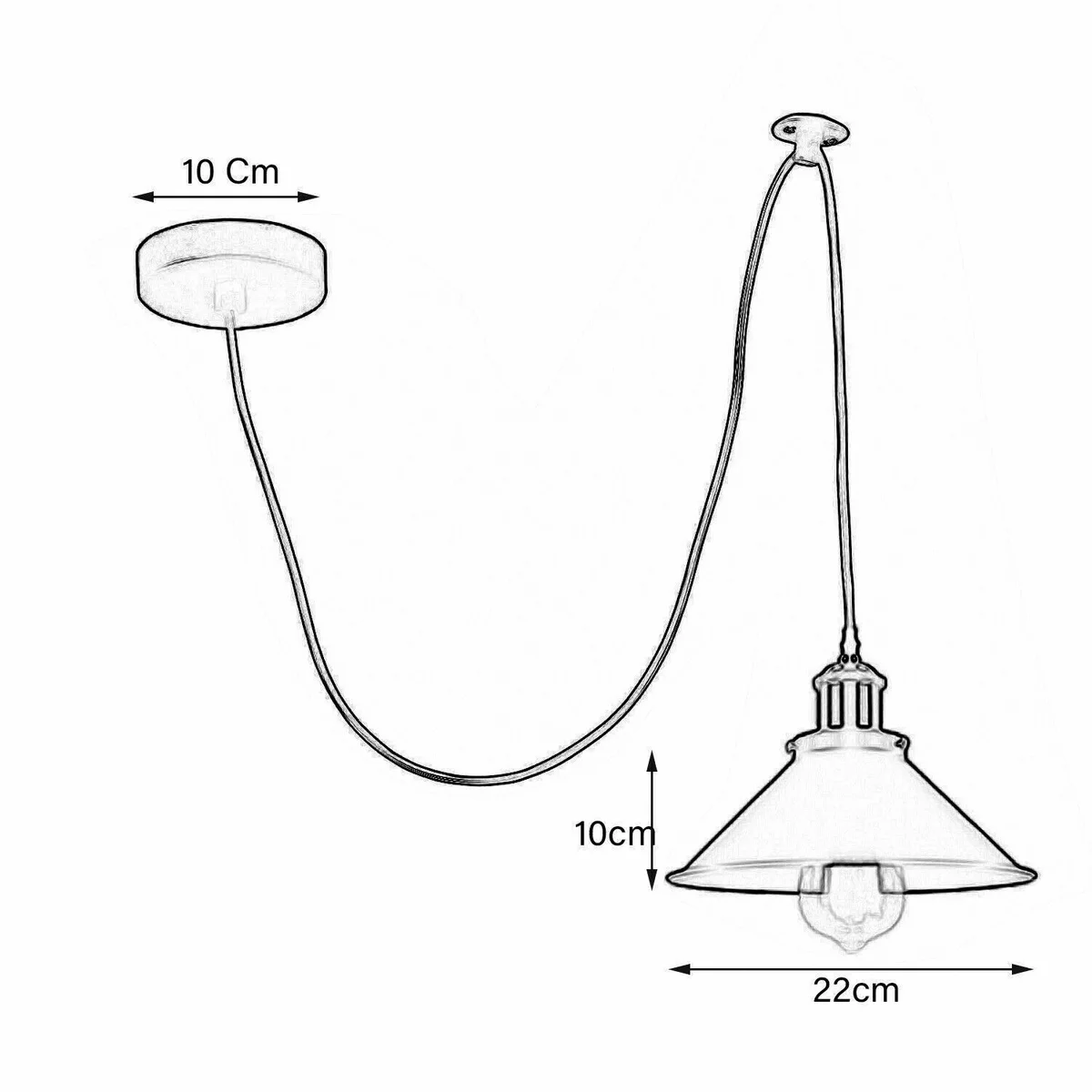 Modern industrial ceiling light featuring a multi-pendant spider design in white and navy blue metal finish