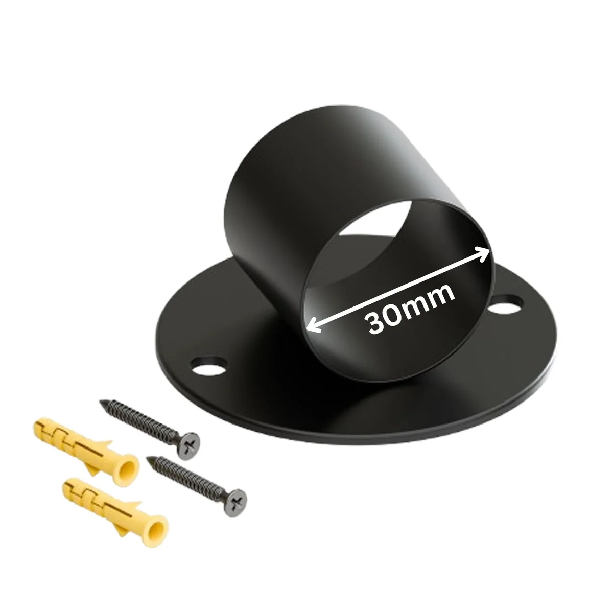 Black vintage ceiling hook mounted on white ceiling holding a thick hemp rope cable for industrial lighting setup