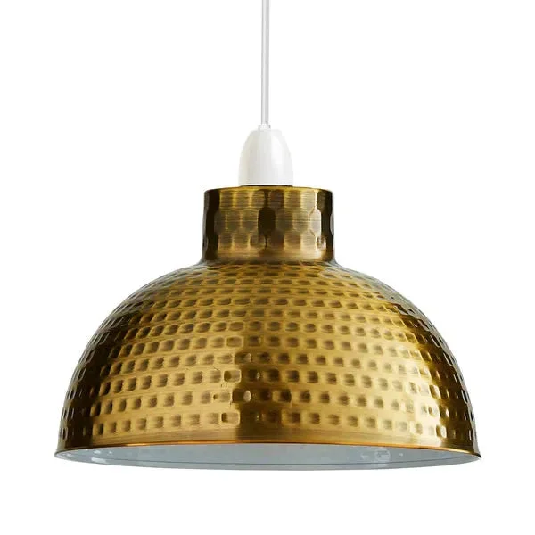 Industrial style lamp shade with concrete look finish, metal construction, designed for E27 B22 ceiling lamps, easy to install