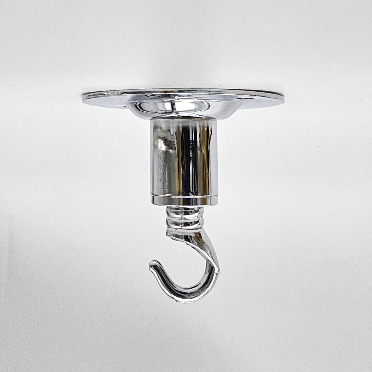 Metal 20mm conduit ceiling hook with dome cover for secure pendant lamp mounting, industrial style accessory