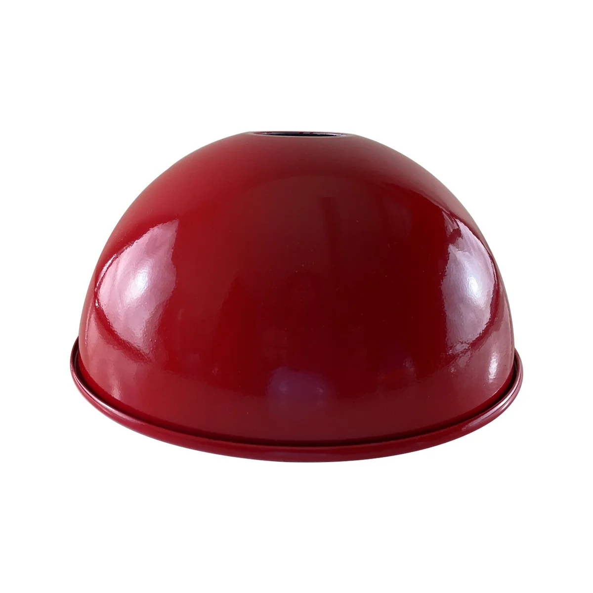 Black retro metal light shade with dome shape and E27 easy fit, shown hanging against a white background