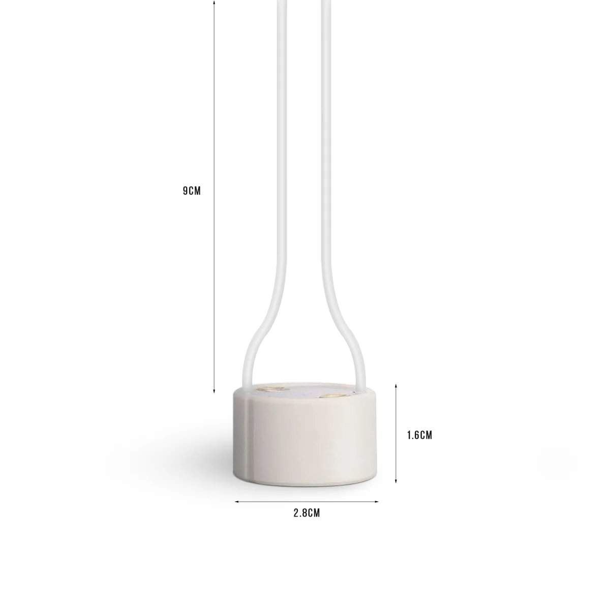 Ceramic GU10 base socket holder with fabric cable for indoor downlight fitting, vintage retro style, hardwired connection