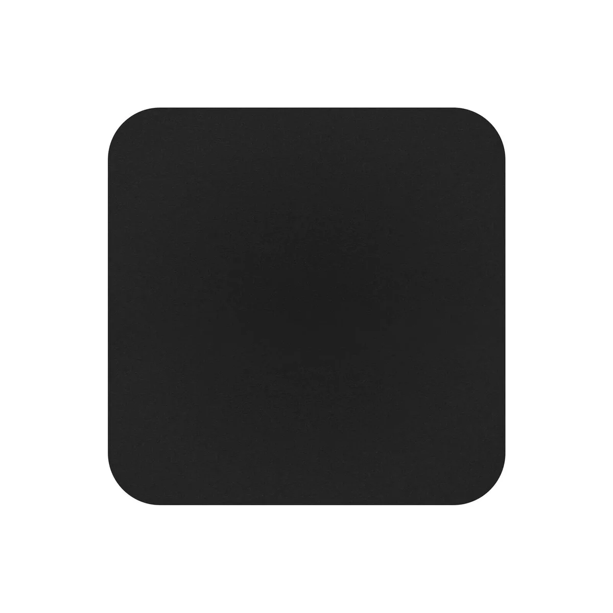 Black modern LED up down wall light with warm white glow, square die-cast aluminium design, suitable for outdoor use