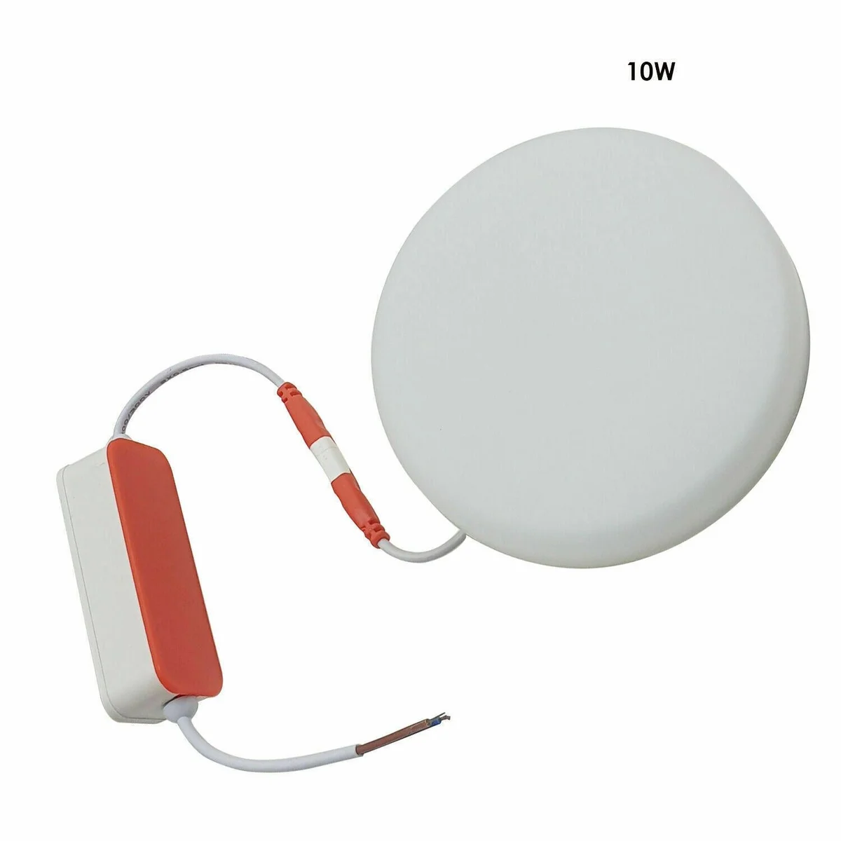 Round ultra-thin flush mount LED light with integrated driver, designed for modern ceilings and energy efficiency