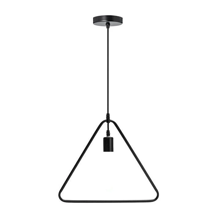 Black metal wire cage lampshade with E27 holder pendant, 95cm cable, and ceiling rose accessories displayed on white background