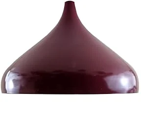Metal retro dome light shade with vintage industrial design, dome shape, suitable for hanging ceiling lamps.