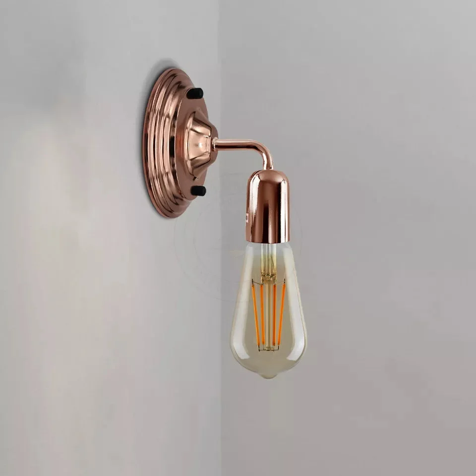 French gold retro style wall lights metal wall sconce with arm, suitable for indoor vintage decor and dimmable lighting