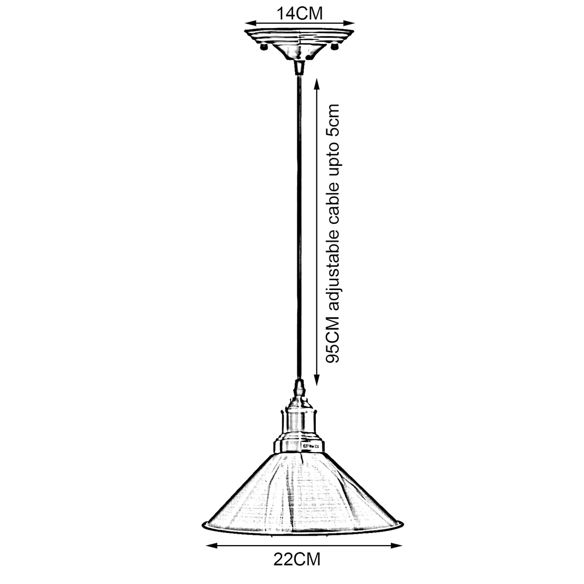 Sleek copper pendant light with a gloss finish and adjustable angled cone shade, suitable for sloped ceilings.