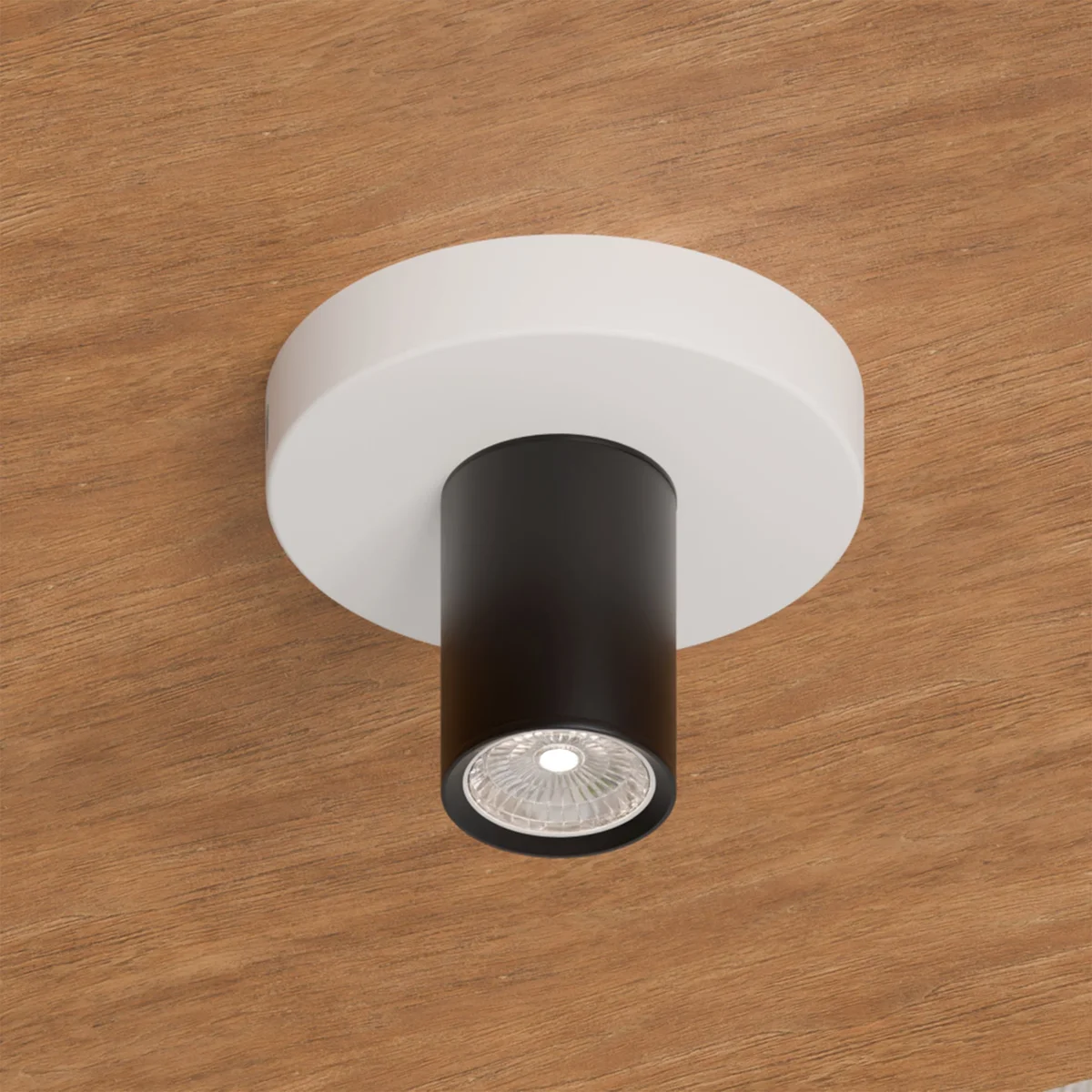 Matte metal retro GU10 indoor lamp fitting socket holder with cylinder shape for vintage and industrial lighting designs