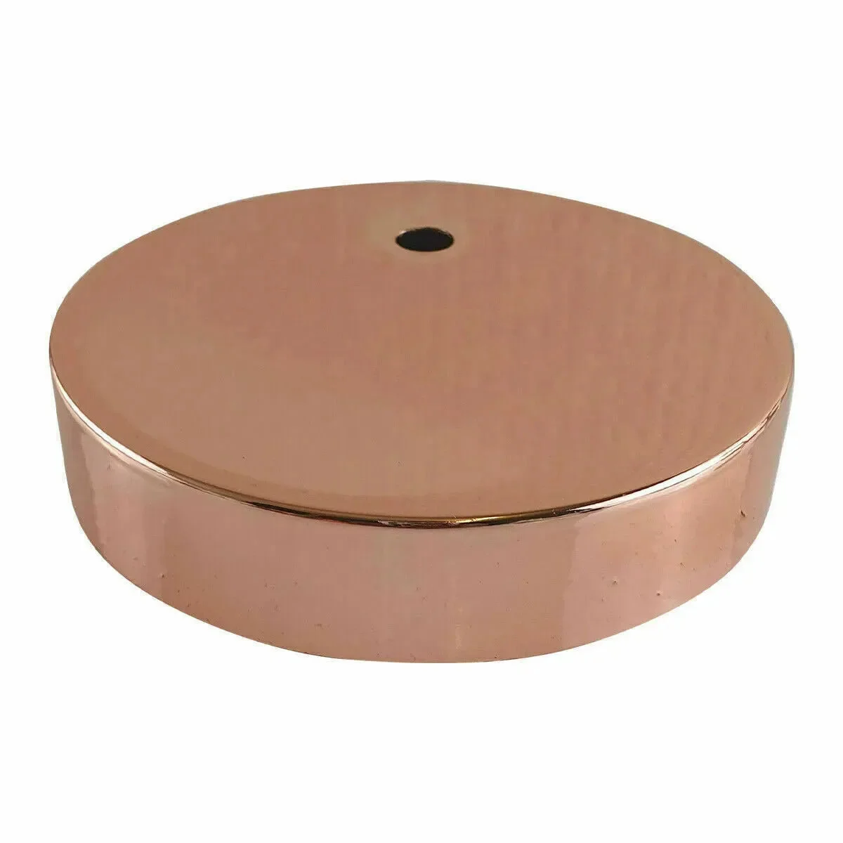 Vintage metal decorative ceiling plate with 125mm diameter, rust-resistant finish, and simple clear design