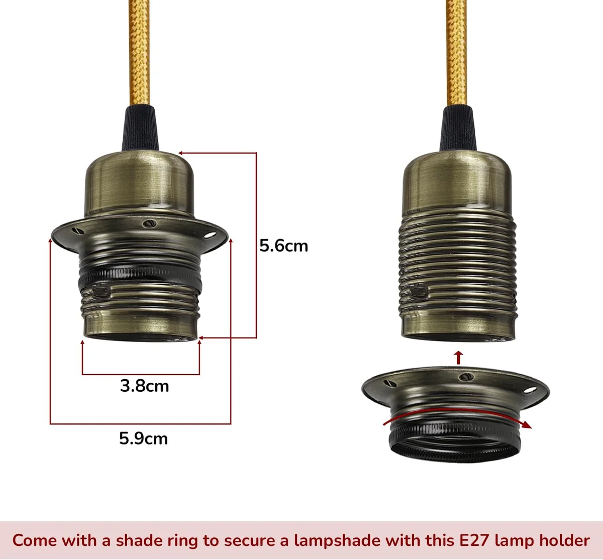 Industrial hemp rope retro ceiling pendant with spider design and adjustable fabric cable hanging from ceiling