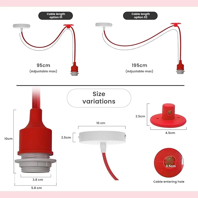 Dimmable industrial pendant light with adjustable spider-style metal arms and multiple E27 bulb holders hanging from ceiling
