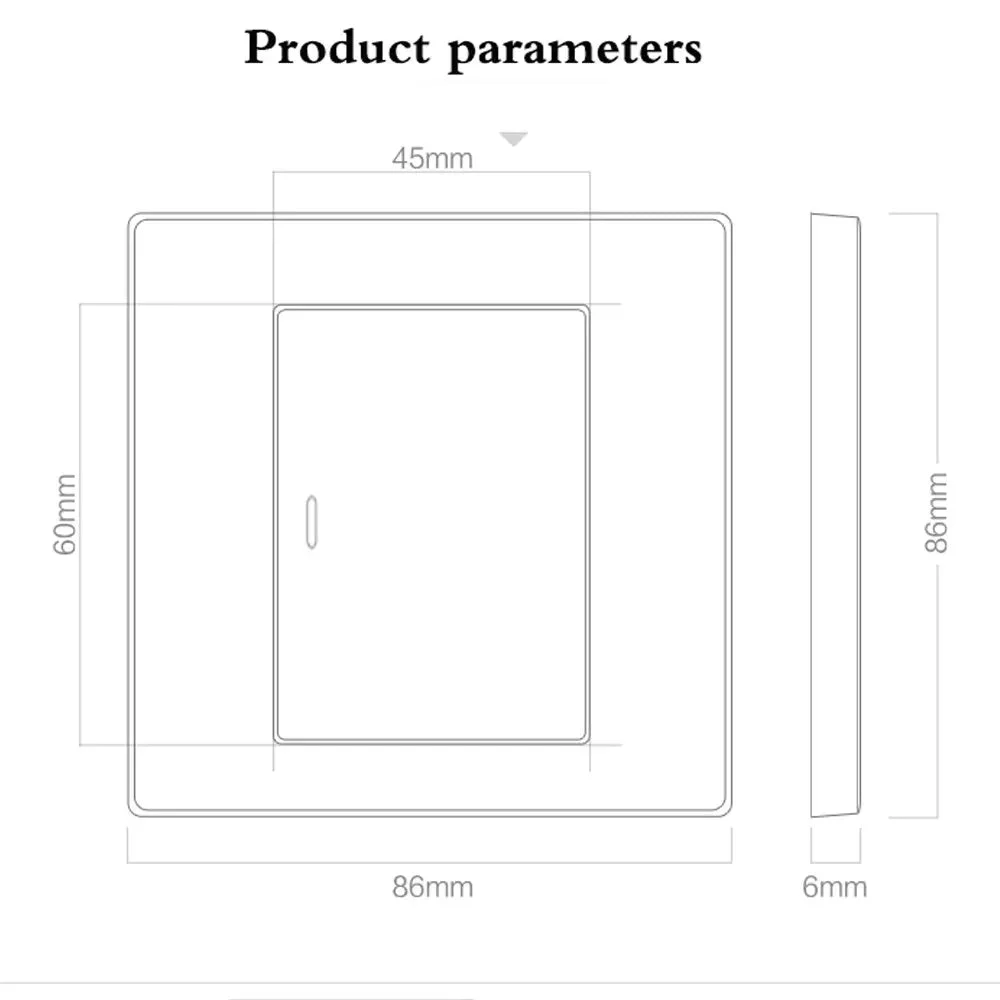 3 gang 2 way british standard light switch with screwless design and fireproof PC material frame
