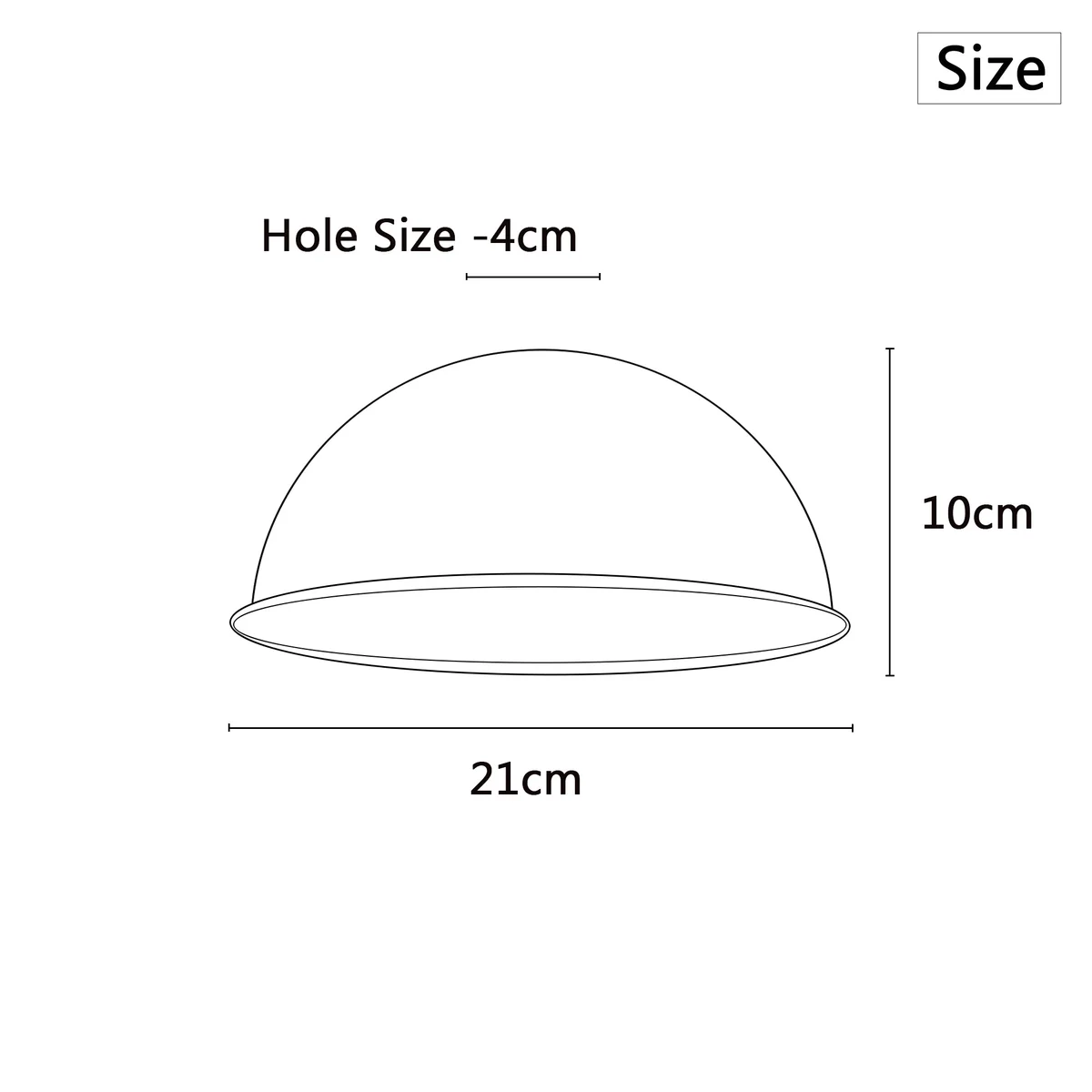 Retro metal dome lampshade in silver finish showing easy fit design and smooth curved shape for indoor ceiling use
