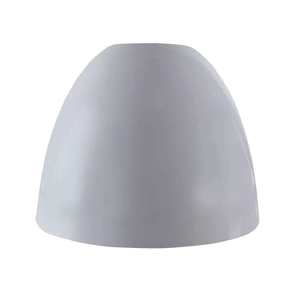 Easy fit metal lampshade in vintage mug shape with corrosion-resistant painted metal, 15cm wide and 11.5cm high