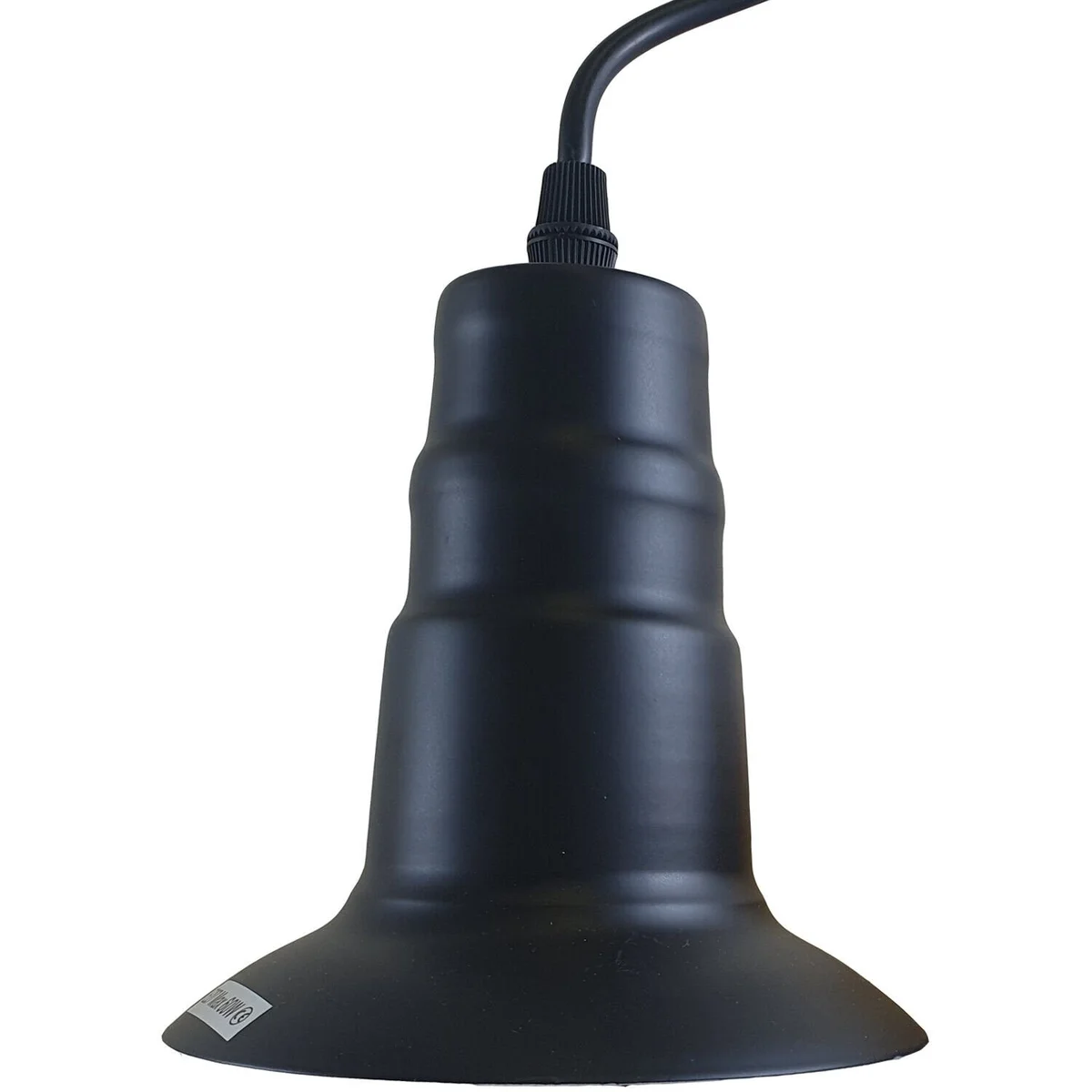 Green metal pendant ceiling light with E27 bulb holder and 95cm PVC wire for vintage industrial decor