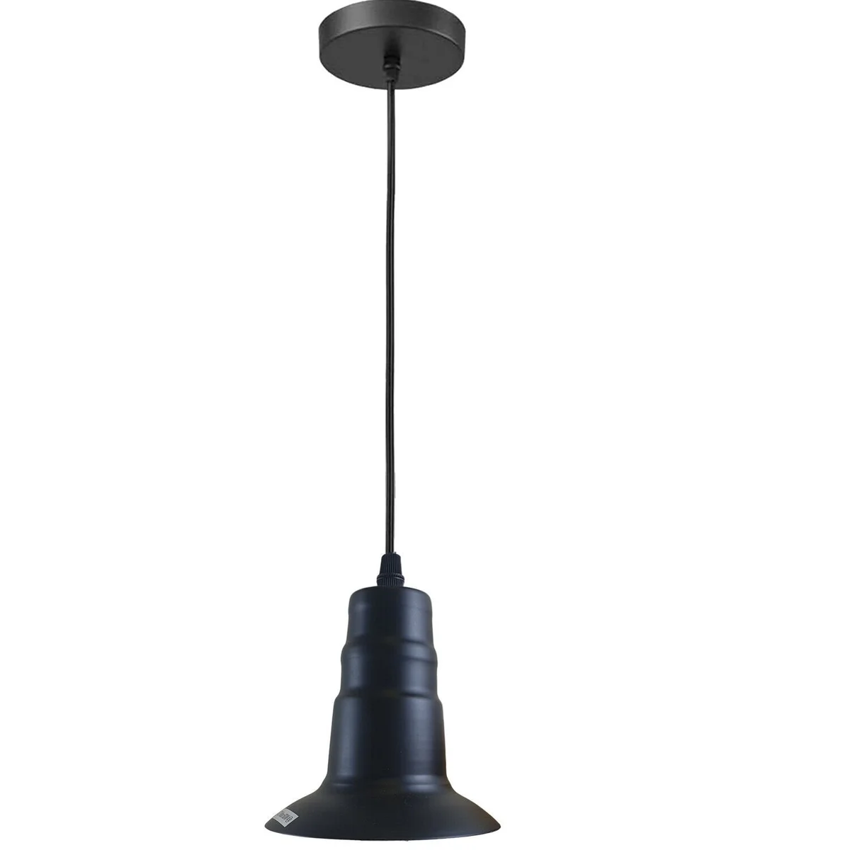 Vintage industrial style dimmable E27 bulb fitting pendant lamp in green metal with PVC wire and ceiling rose