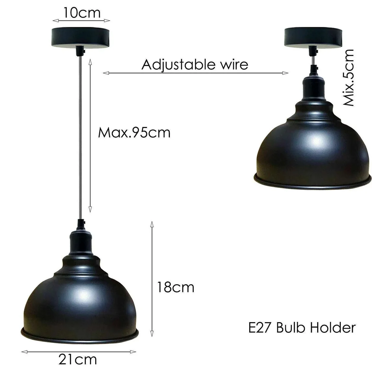 Vintage metal indoor hanging light with polished finish and warm diffused glow, ceiling pendant style