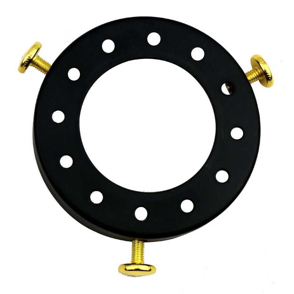 Black iron shade ring ceiling pendant fixture holder with 7cm diameter and 4.1cm hole for lampshade fitting