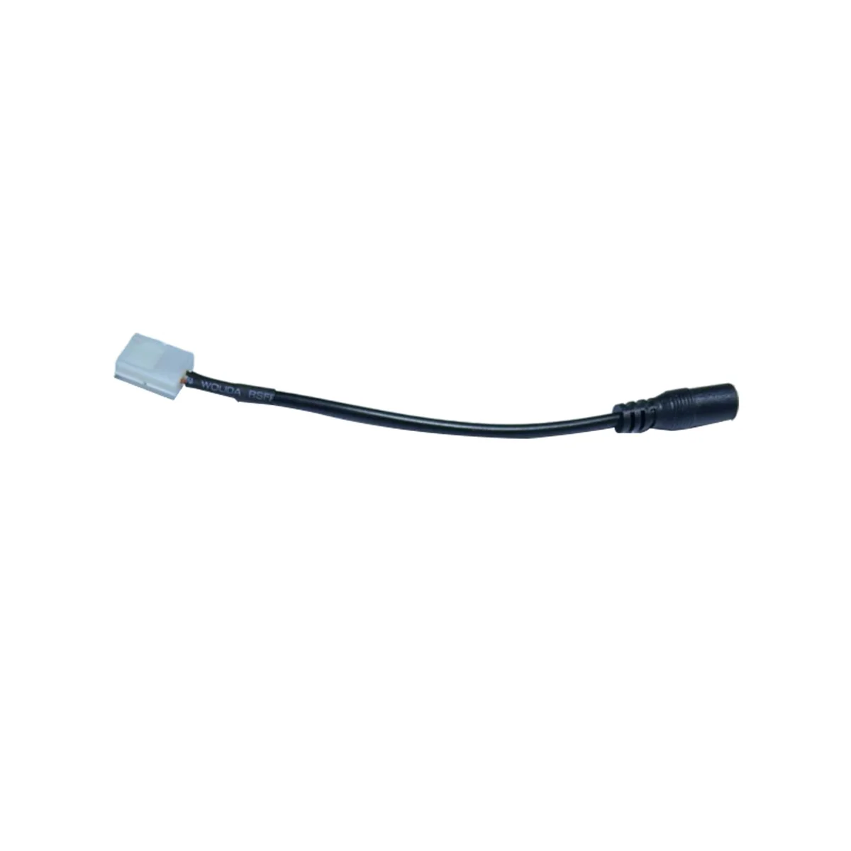 Three plastic LED strip light connector cables with JST male and female ends for easy installation and extension