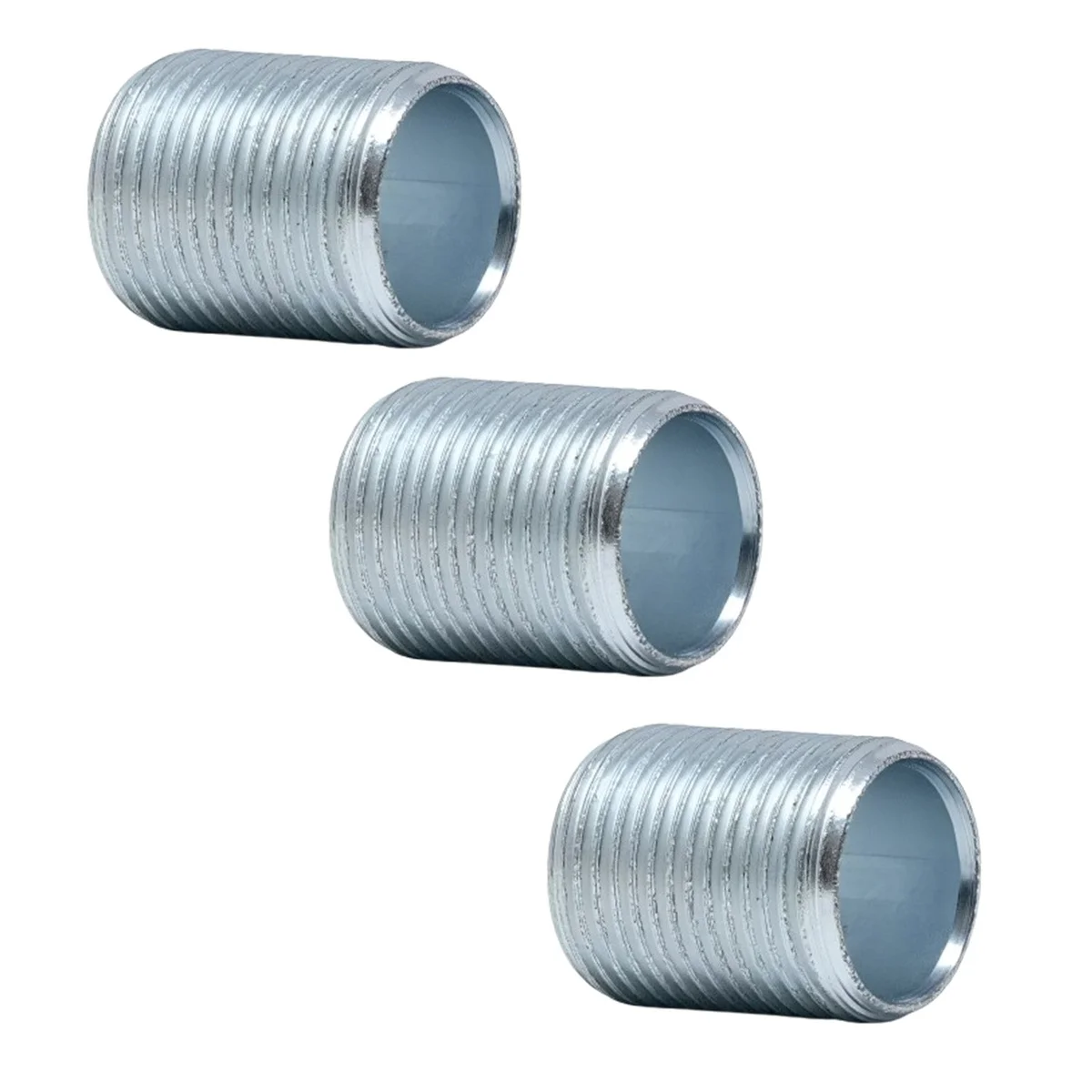 20mm galvanized steel corrosion resistant conduit connector with threaded cylindrical design for secure fittings