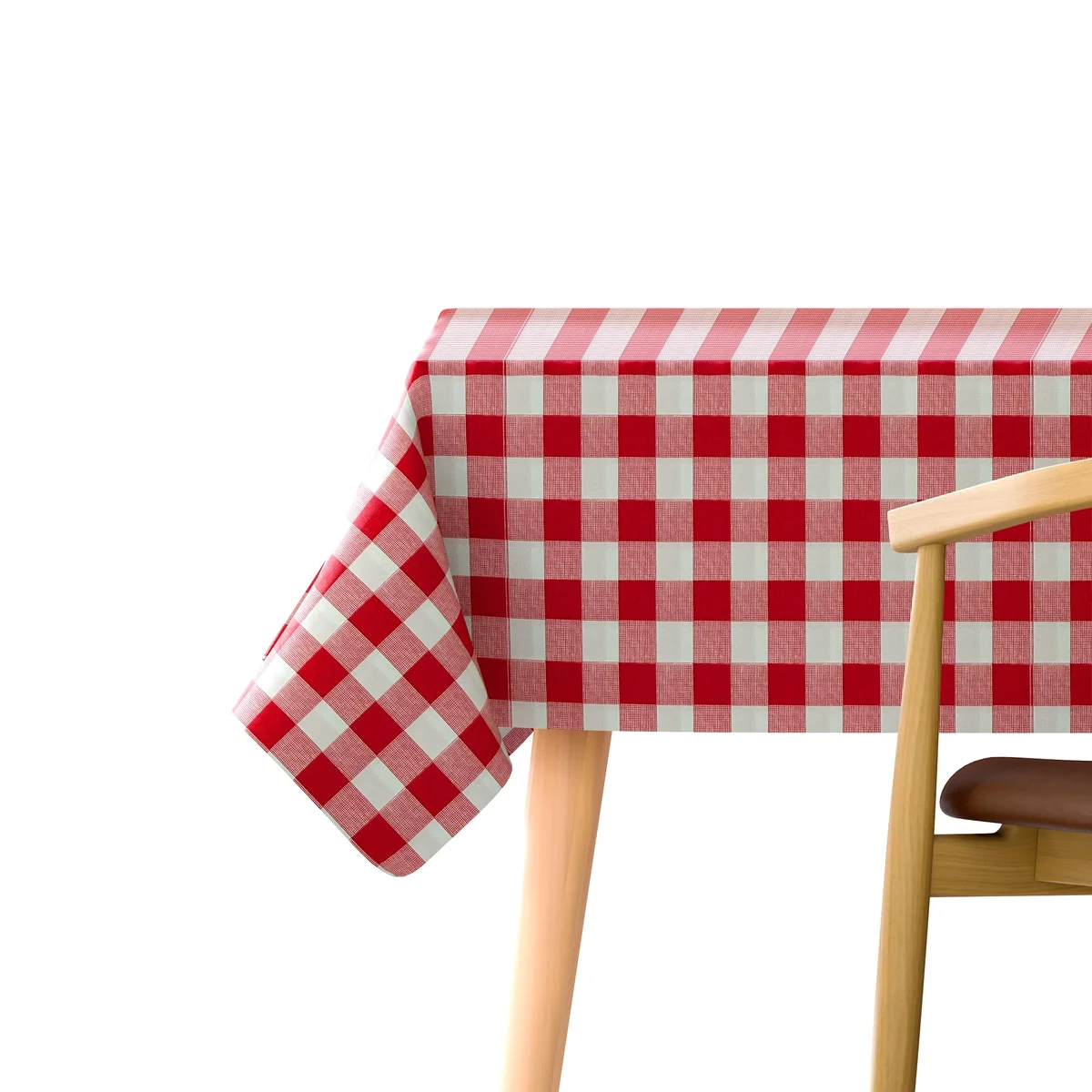 Square 150cm washable tablecloth in modern style, made from durable polyester fabric, suitable for indoor and outdoor use