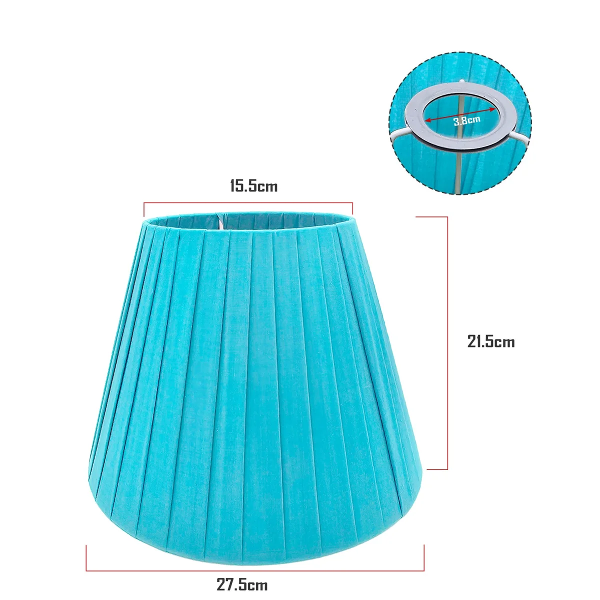 Modern contemporary fabric coolie table lampshade in neutral tones with E27 base lampshade for indoor use