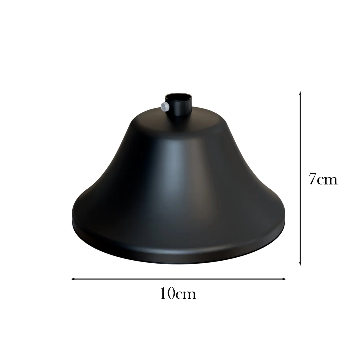 100mm metal ceiling rose with mounting hook and screws for secure installation of pendant lights or chandeliers indoors
