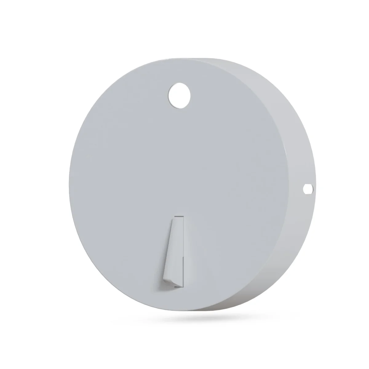 Vintage metal ceiling rose with switch, round design, metal finish, 120x30mm, suitable for indoor pendant lights