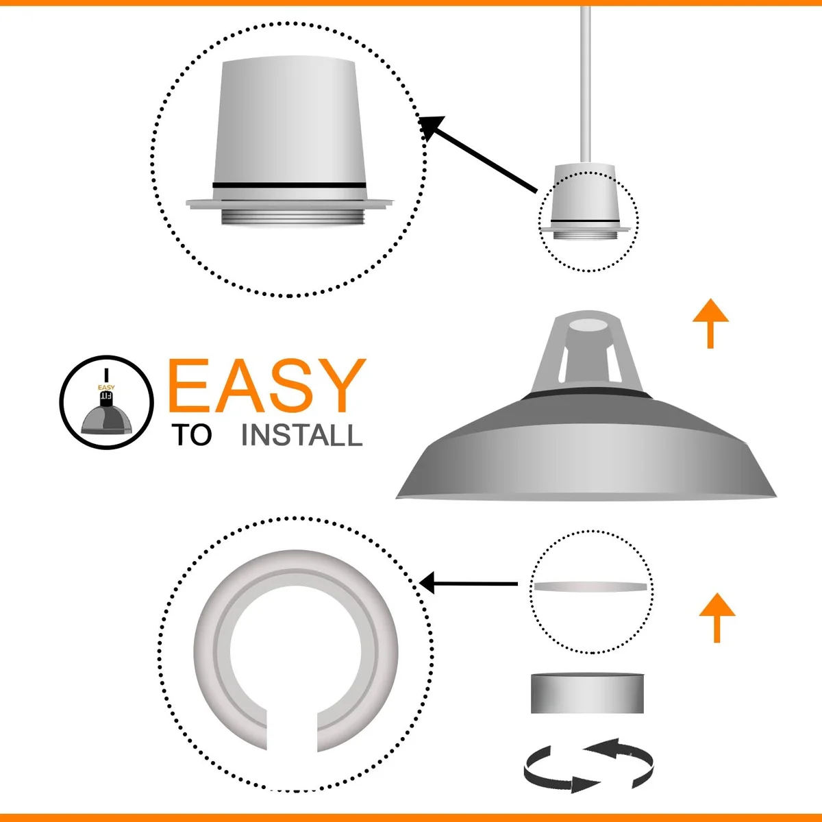 Vintage barn-shaped metal ceiling light shade in black with curved design for soft indoor lighting in living rooms