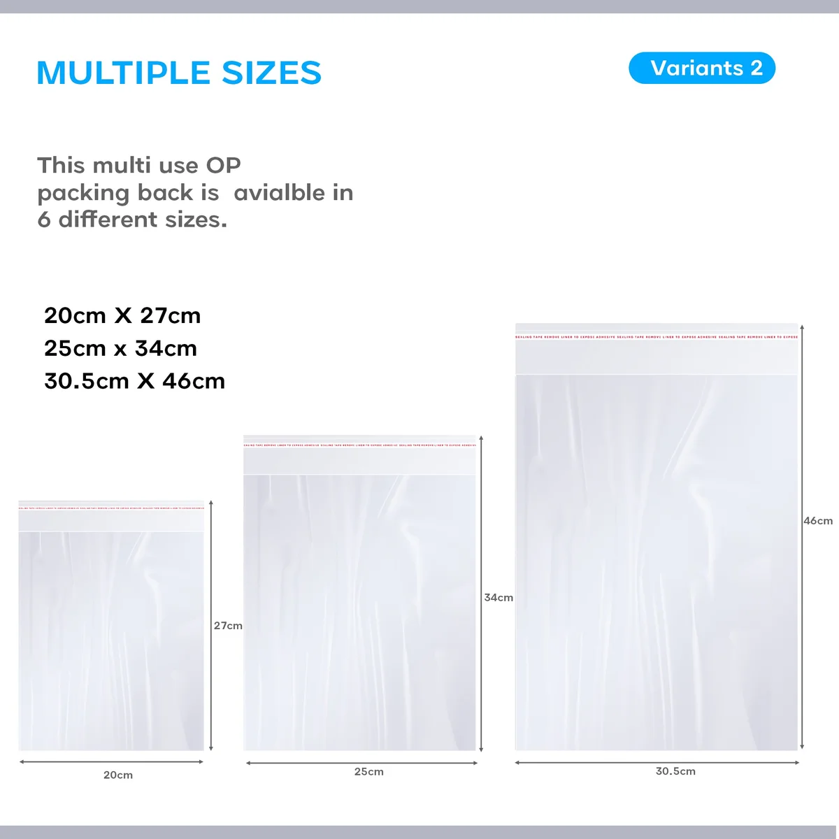 Clear resealable zip poly bags stacked, showing lightweight foldable bags ideal for storing snacks and small items securely