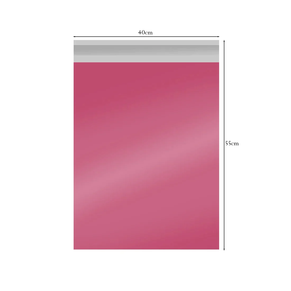 Stack of large poly mailers 40x55cm with self-adhesive seal, waterproof and opaque for secure shipping protection