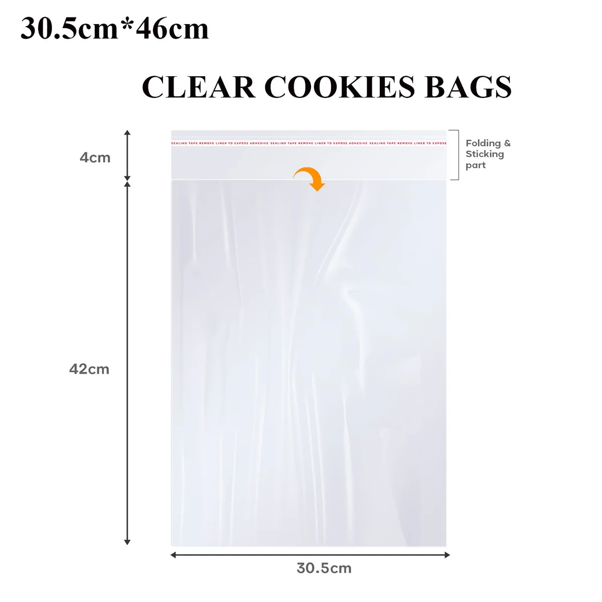 Stack of clear resealable zip bags made of transparent polypropylene, showing secure bite-in type concave-convex seal