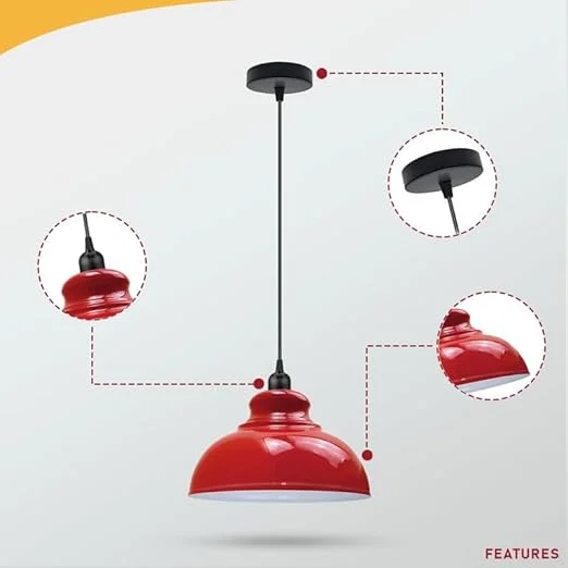Dimmable dome light with polished metal finish hanging from ceiling, casting warm ambient glow in modern room setting