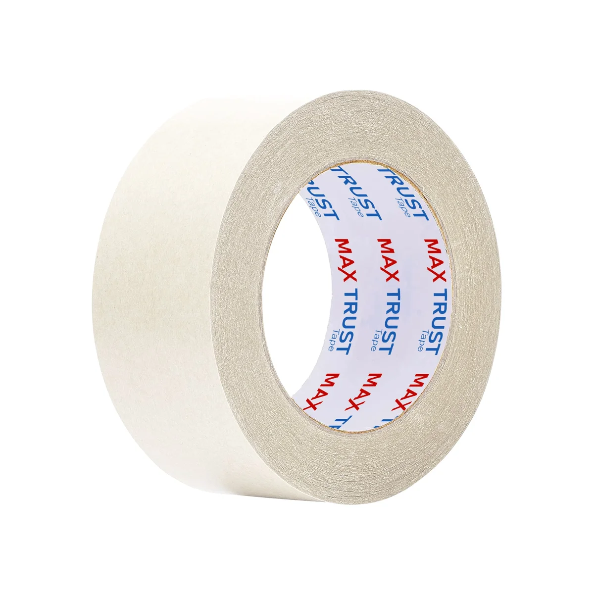 Roll of easy removal masking tape made of crepe paper, 4.8 cm wide, suitable for clean paint lines and no residue