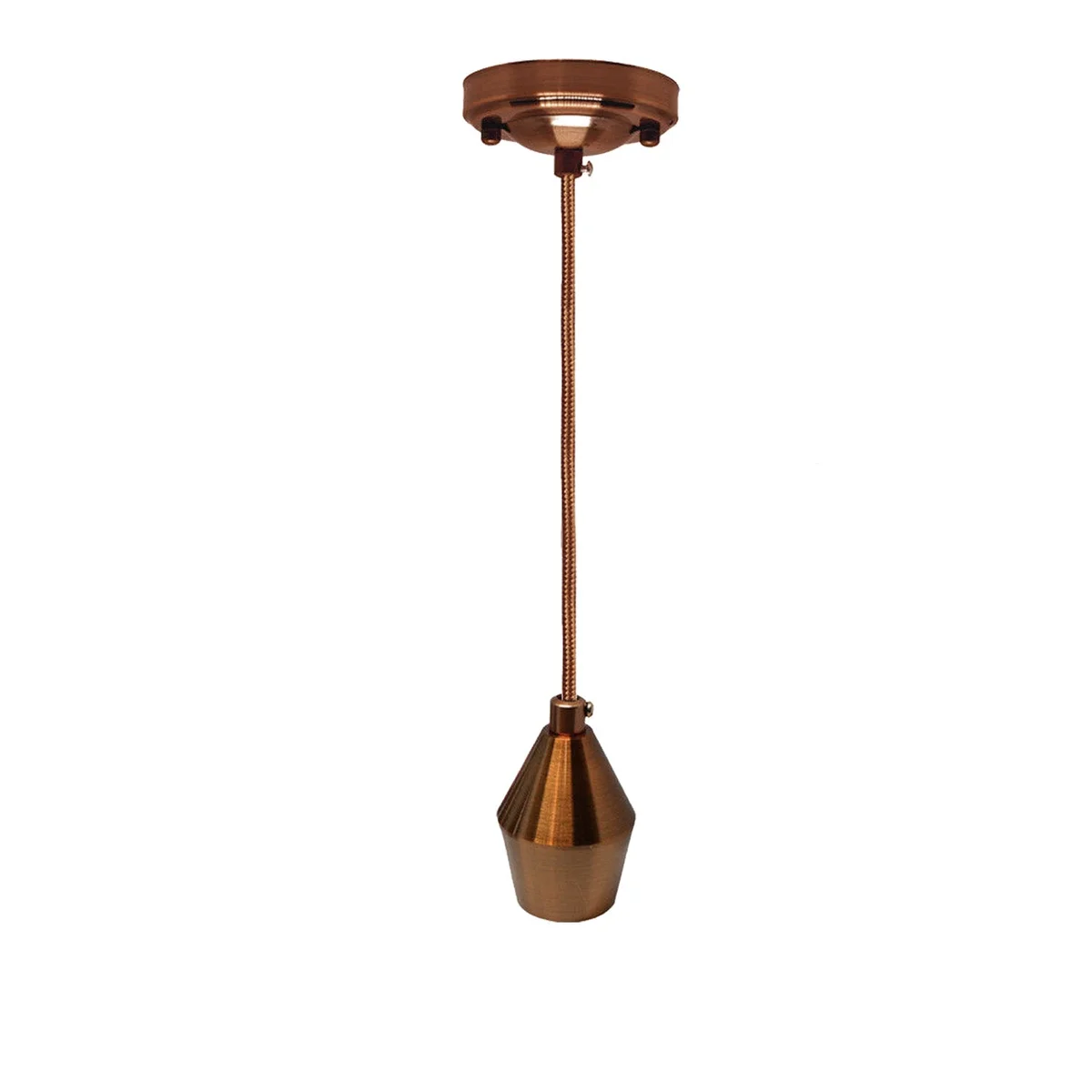 Black E27 braided ceiling pendant light with 90 cm cable, ideal kitchen pendant lighting for warm, stylish decor
