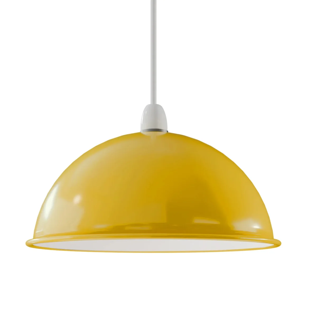 Vintage metal dome lampshade in matte finish, showing curved design and 300mm diameter for ceiling or pendant lights