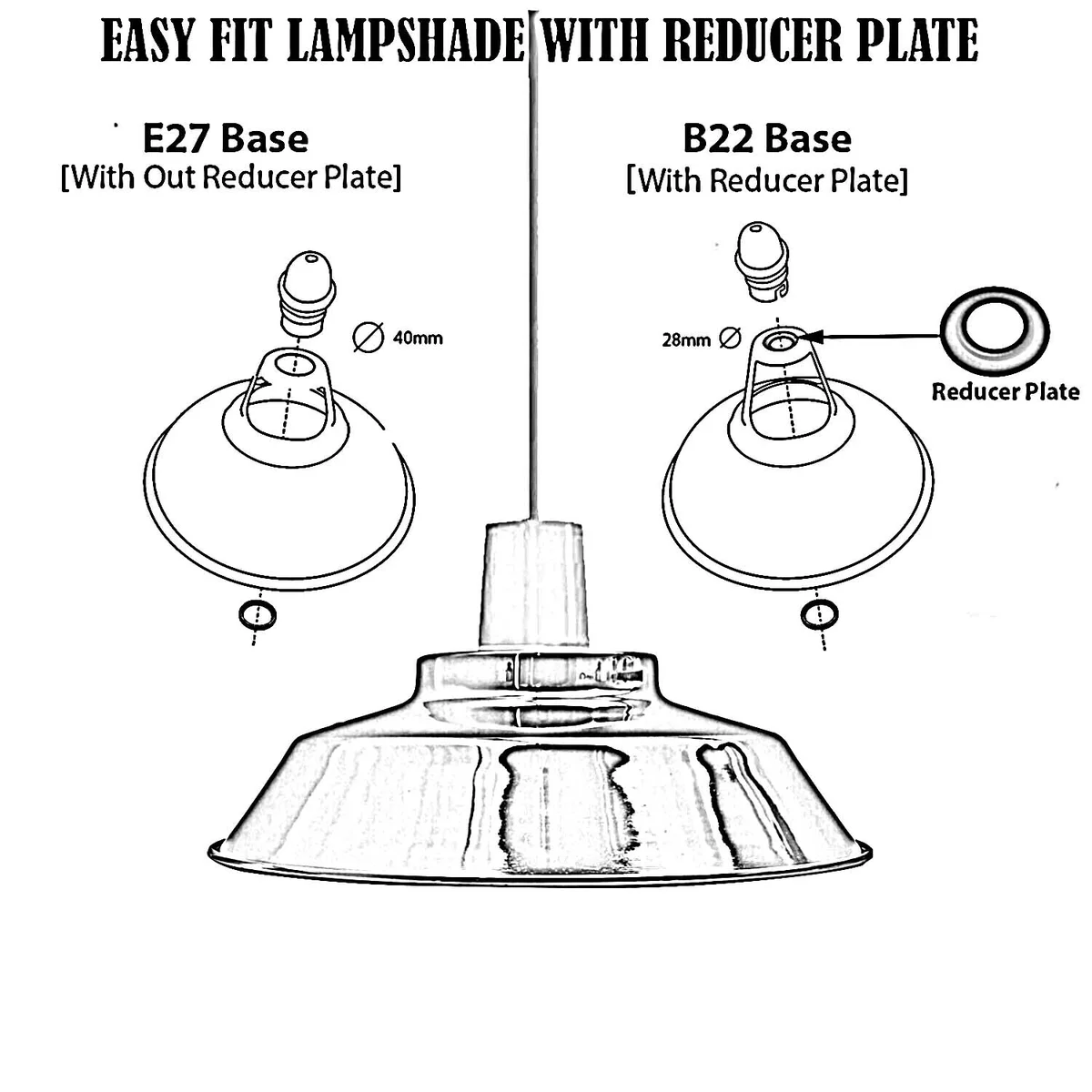 Satin nickel 100W ceiling light shade with sleek dome metal design and white interior for enhanced illumination