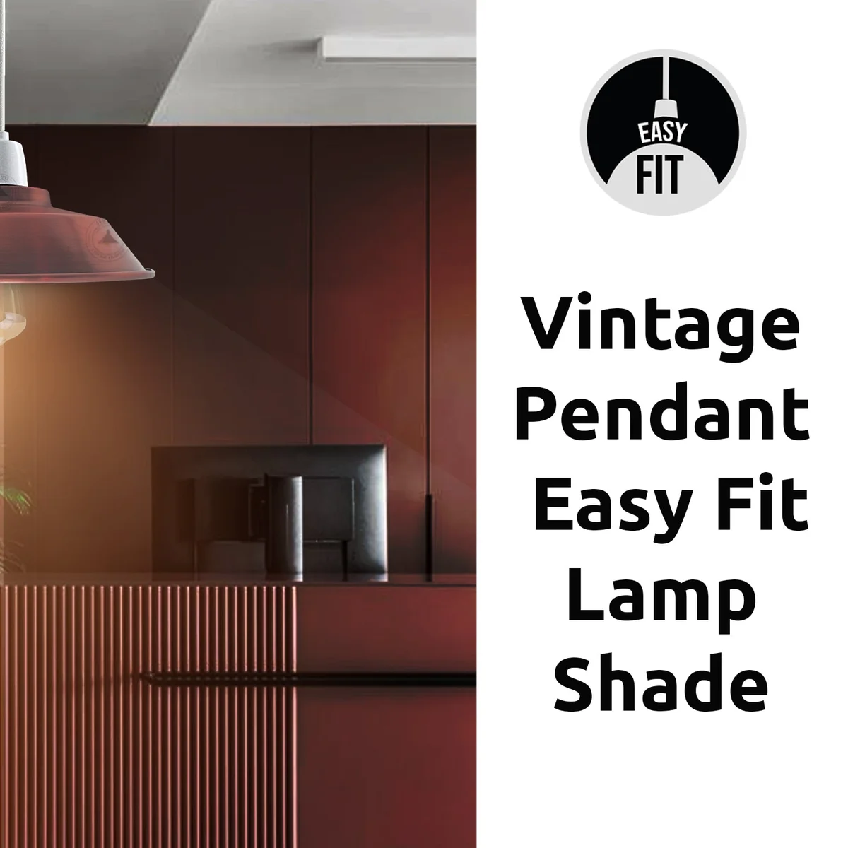 Copper metal ceiling pendant shade with sleek dome design and brushed finish for modern home lighting decor