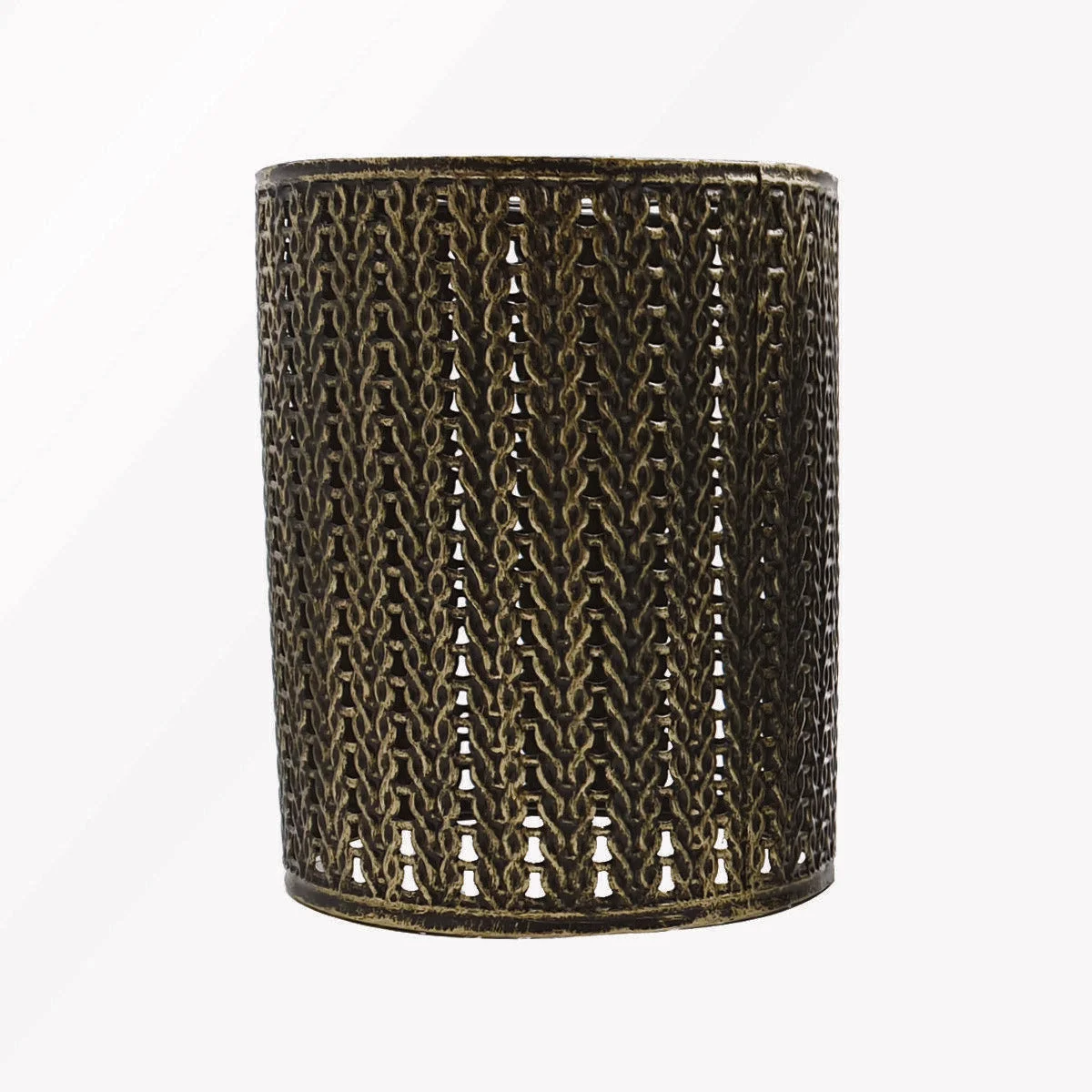 Modern drum cage pendant light with rust resistant lampshade in brushed copper finish, easy-fit metal wire design