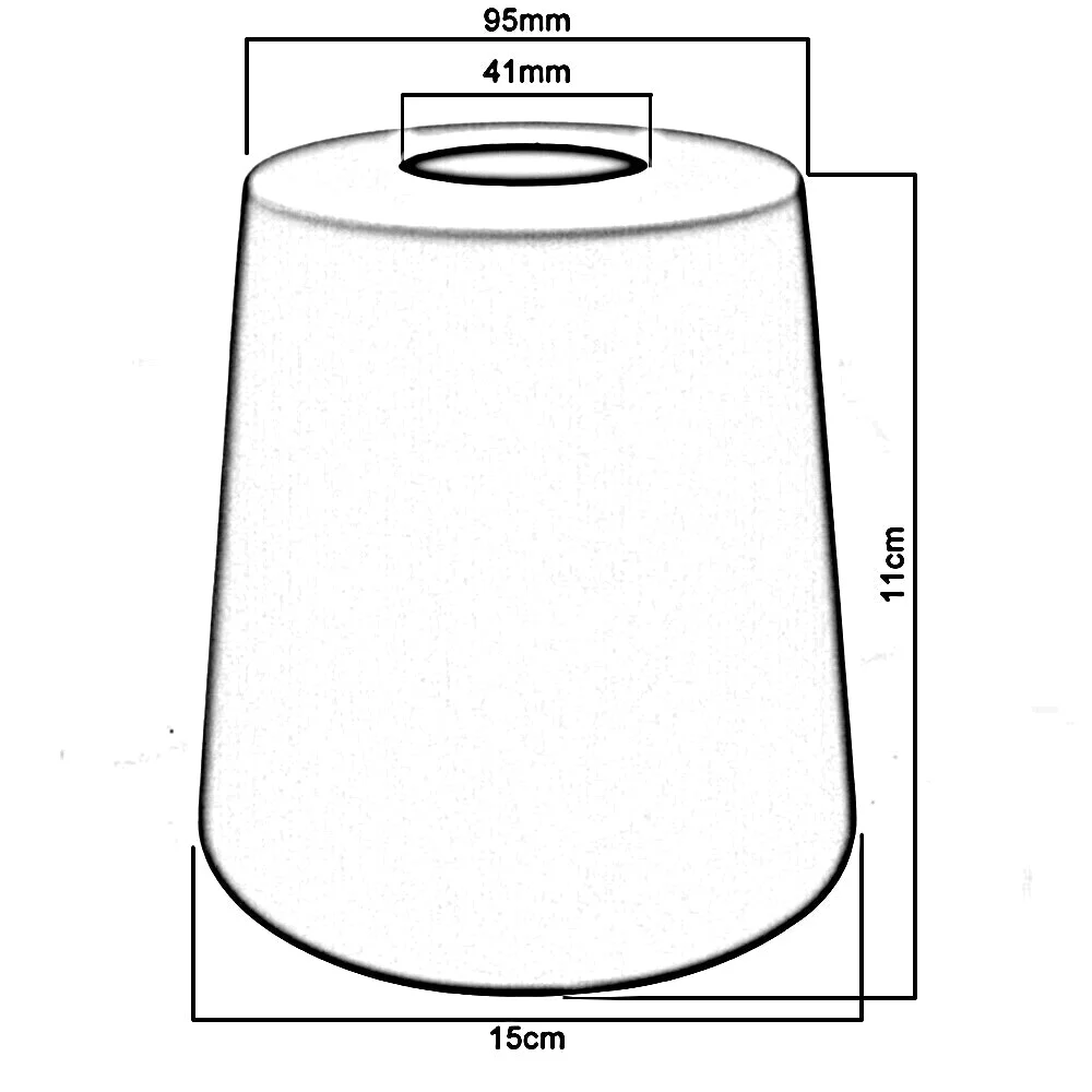 Grey metal mug‑shaped pendant shade, ash grey finish, easy fit pendant shade for E27 fittings