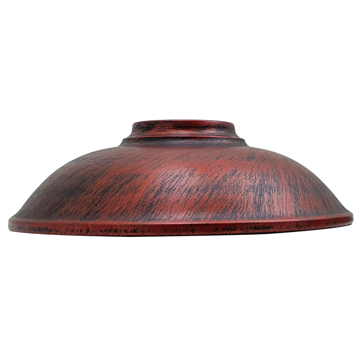 Vintage metal lampshade 24cm diameter with retro design, suitable for ceiling light sockets, indoor use