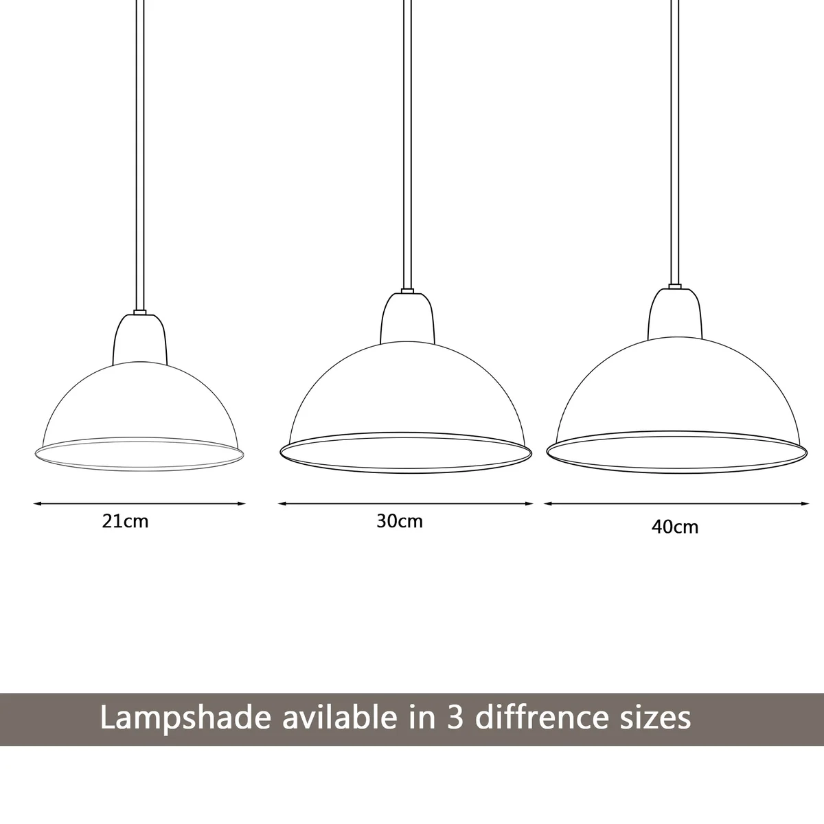 Modern dome pendant lamp with brushed nickel finish and burgundy metal shade, angled for sloped ceilings, 30cm diameter