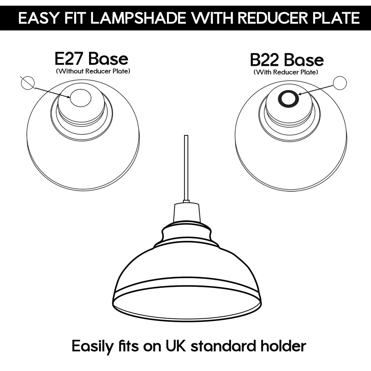 Green retro metal pendant lampshade with concrete effect finish, easy fit ceiling shade for pendant lighting