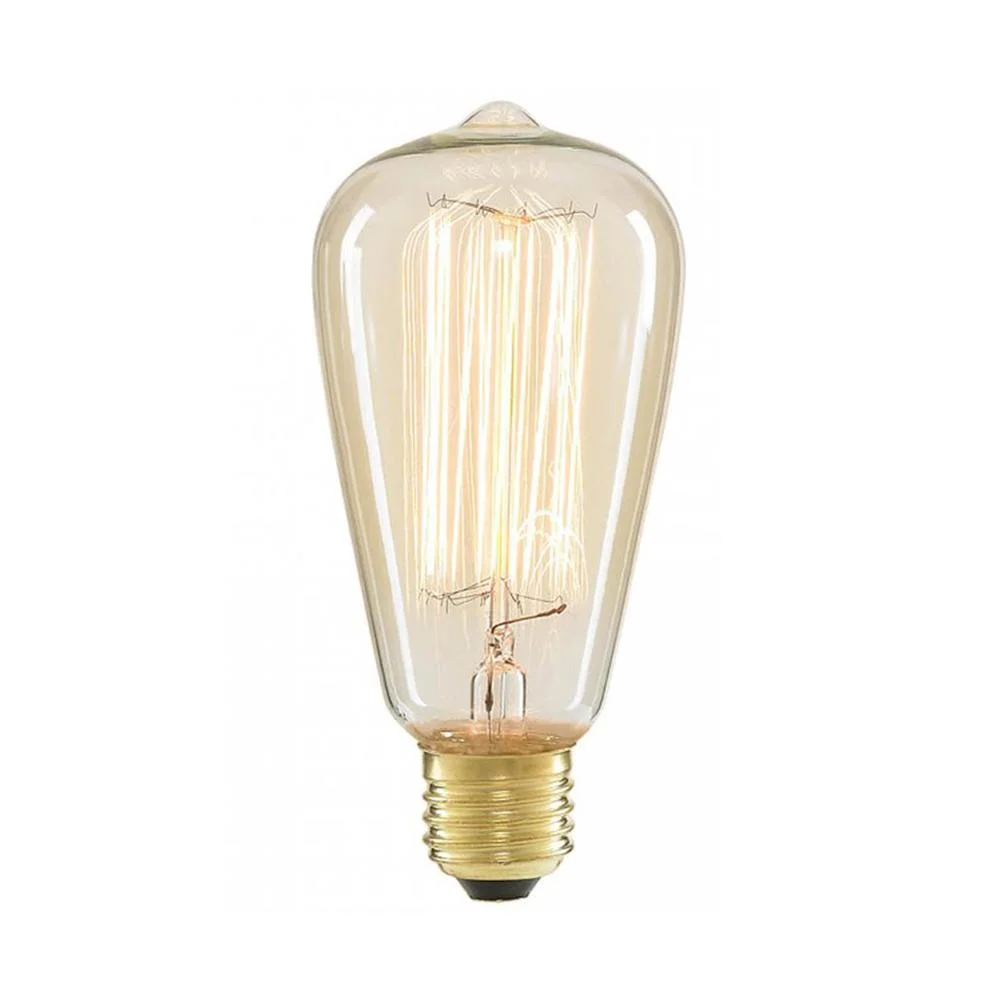Brushed silver steampunk wall sconce with red valve accent and E27 bulb mounted on white wall, vintage industrial style