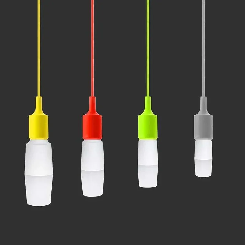 E27 LED light bulb with frosted stick design, cool white 6500K, modern style, suitable for indoor lighting fixtures