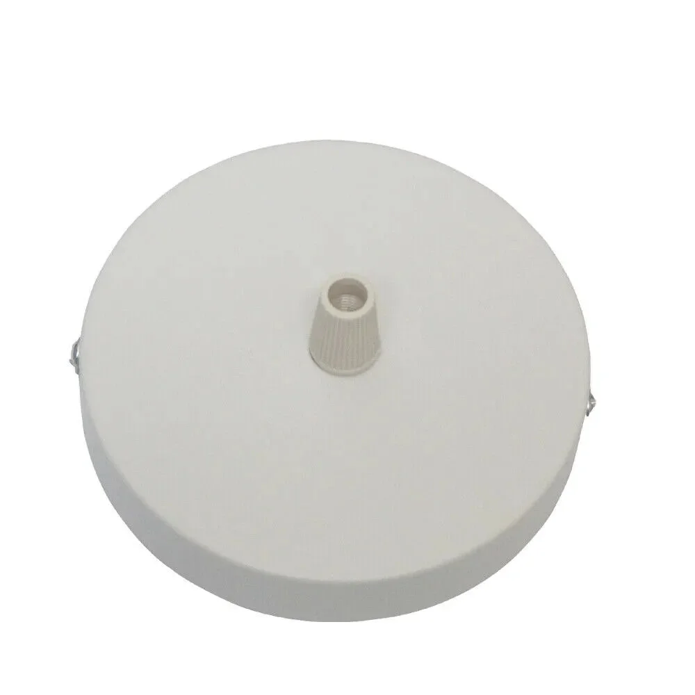 Burgundy metal E27 base pendant light shade with industrial design and 95cm cable hanging against white background